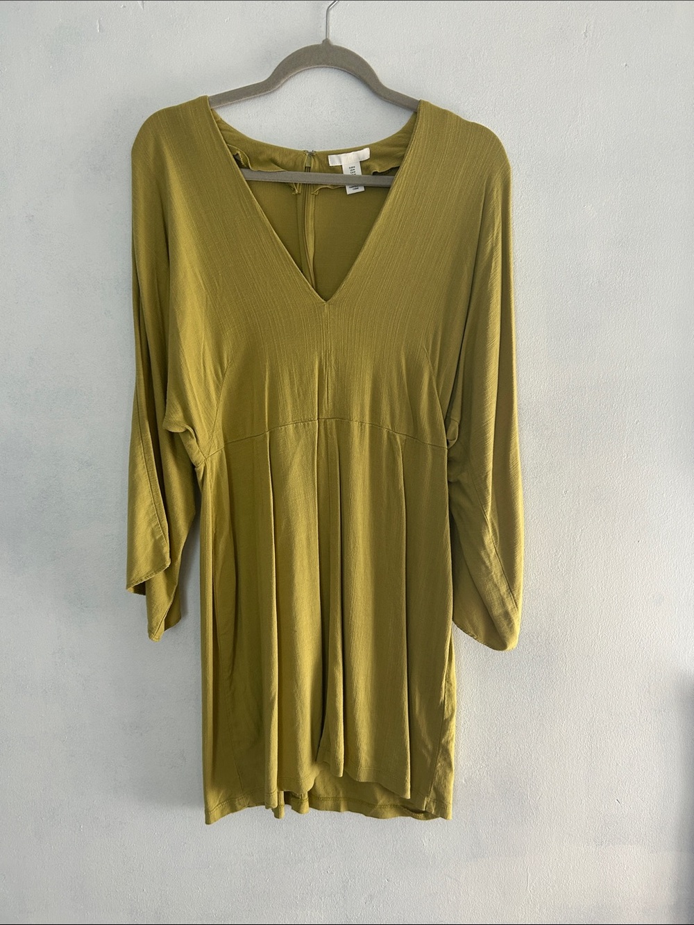 Olive V-Neck Women’s Tunic Top
